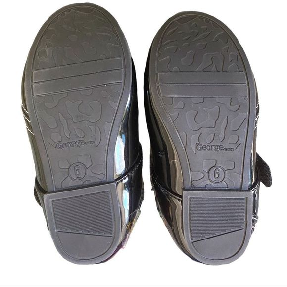3/$15 ✨ George: Glossy Black Velcro Strap Flats - Picture 9 of 9